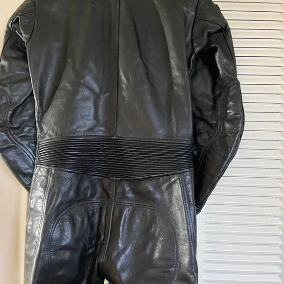 VANSON black LEATHER CATSUIT